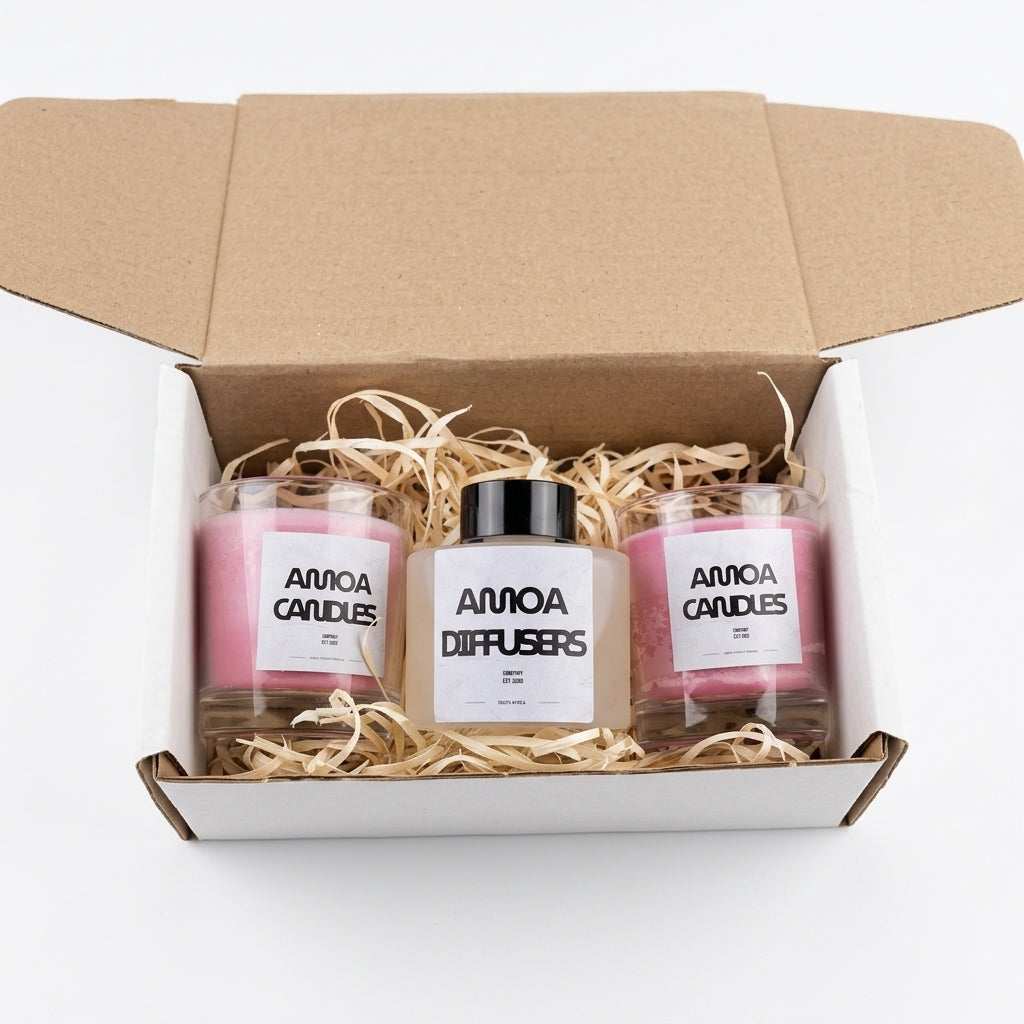 Special AMOA Package – 1 Diffuser X 2 candles White Box